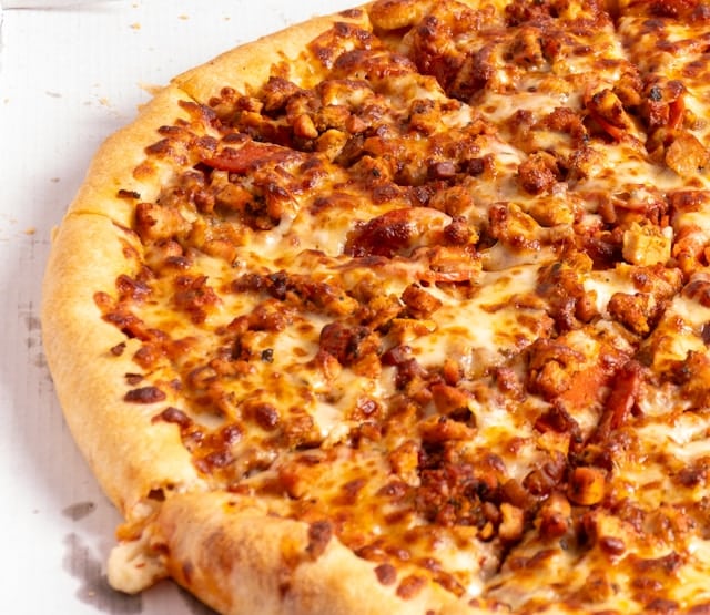 evolution pizza innovante au poulet mariné